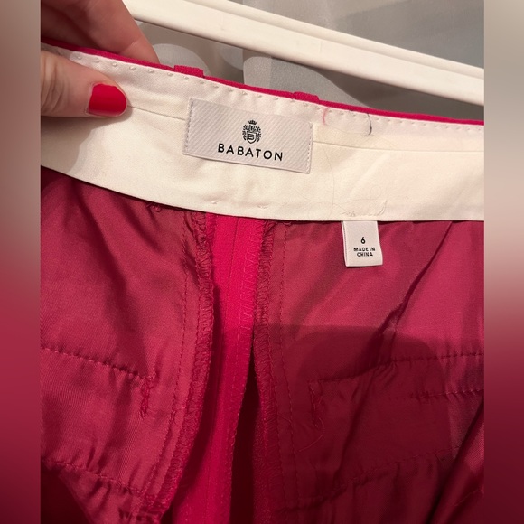 BABATON Vogue Pant - SOLD OUT ONLINE - Size 6 hot pink // hot pants. Never worn - Picture 5 of 5